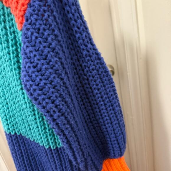 Boohoo Colorful Women's Long Cardigan Sweater - Picture 9 of 15